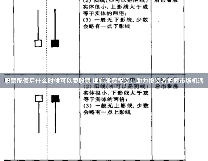 股票配债后什么时候可以卖股票 邯郸股票配资：助力投资者把握市场机遇